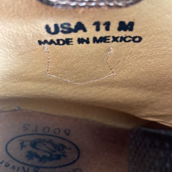 Sterling River western inspired zipper boots. Size 11 in woman’s. - Picture 4 of 4